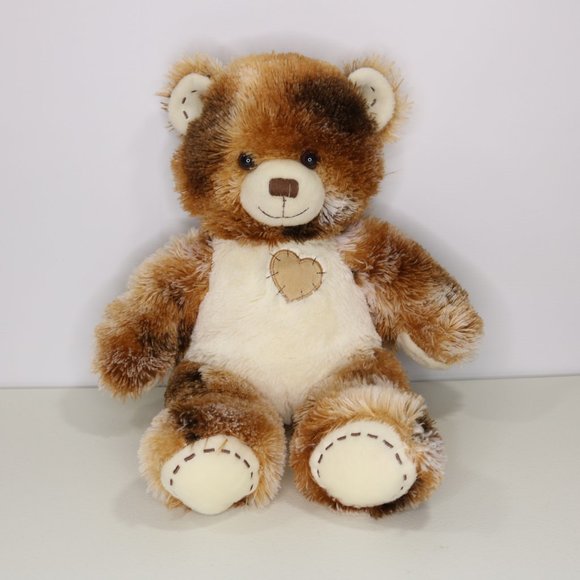Build A Bear Kinectimals Champ Calico BAB Teddy Bear Heart Patch Plush - Picture 14 of 14